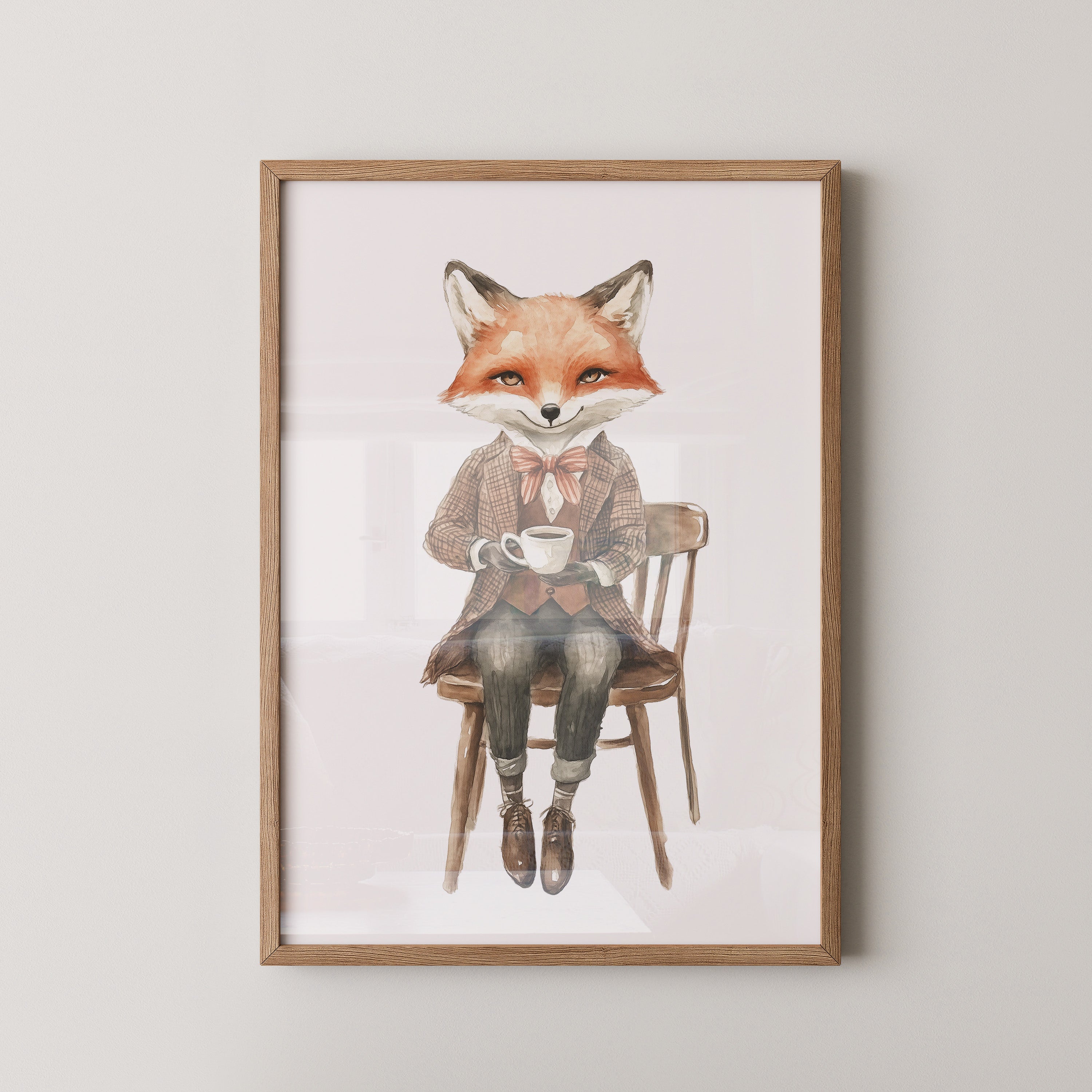 Fuchs Gentleman Aquarell