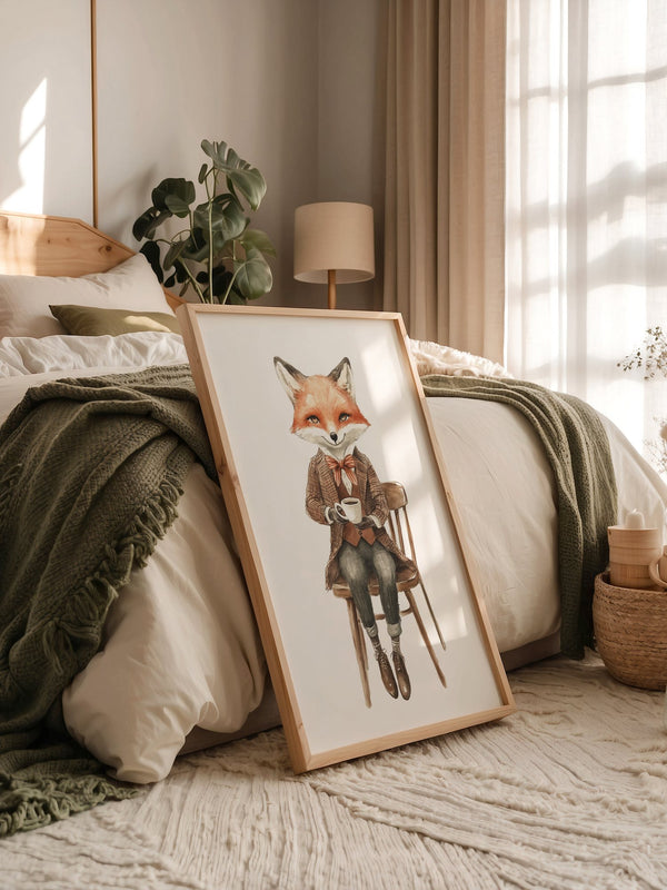 Fuchs Gentleman Aquarell