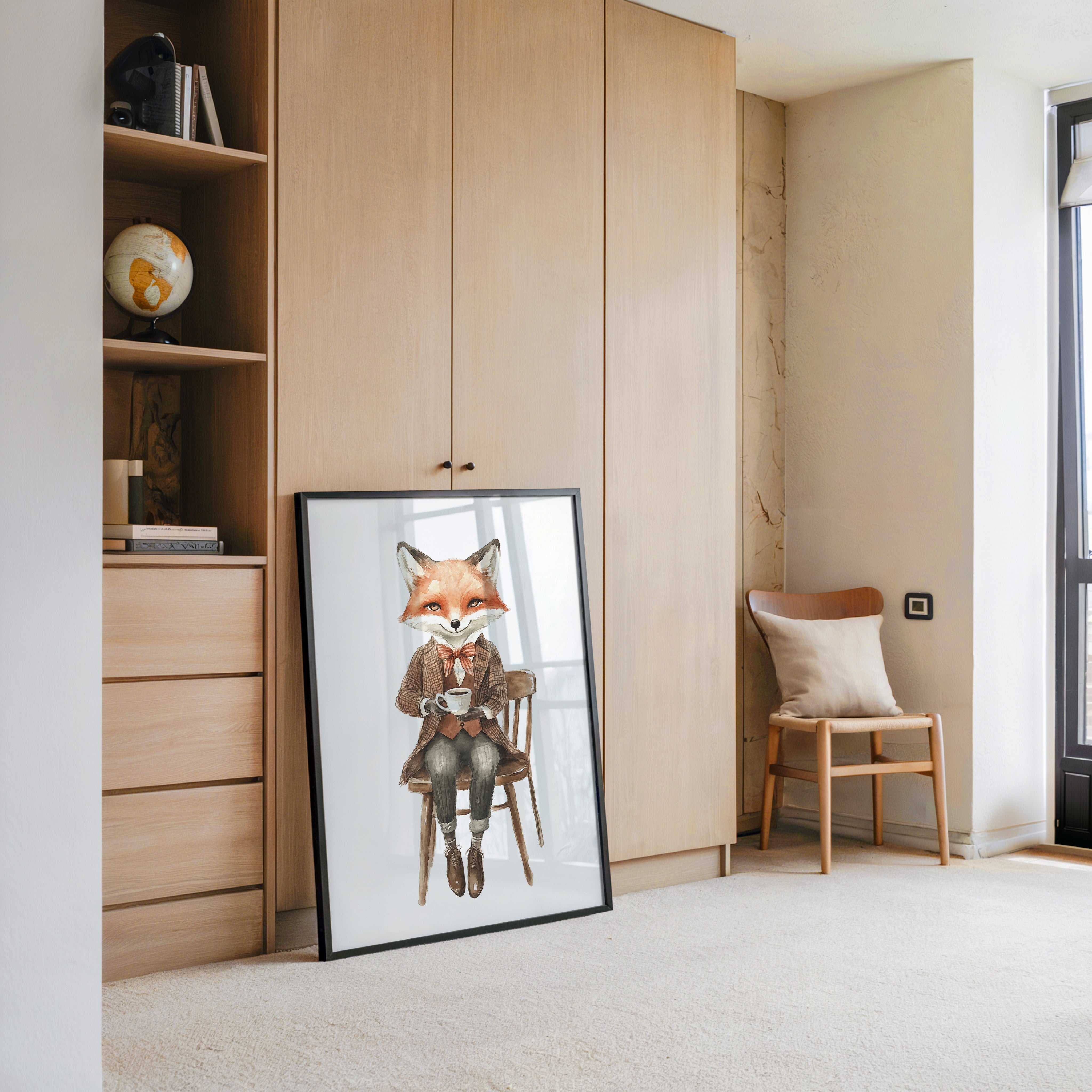 Fuchs Gentleman Aquarell