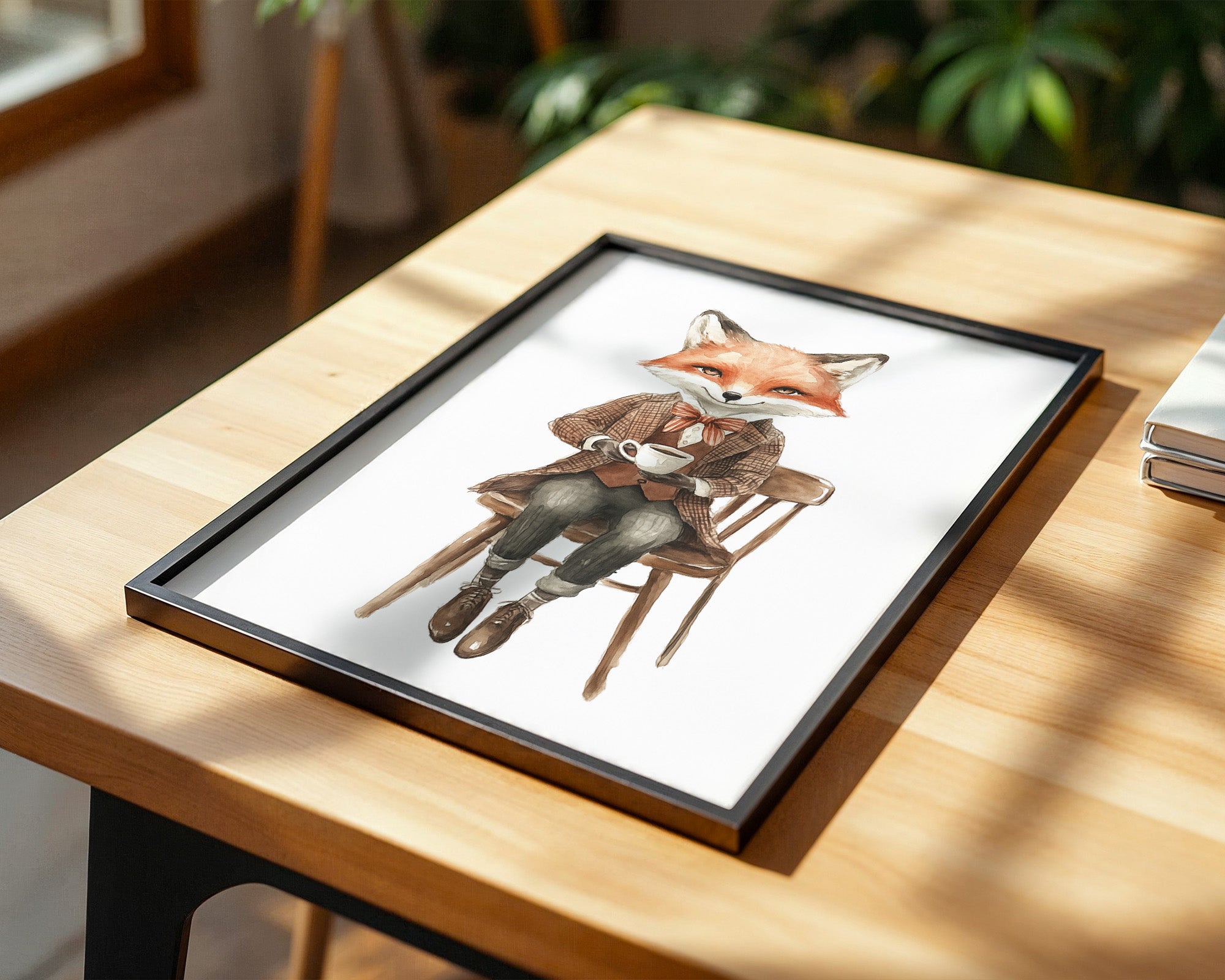 Fuchs Gentleman Aquarell
