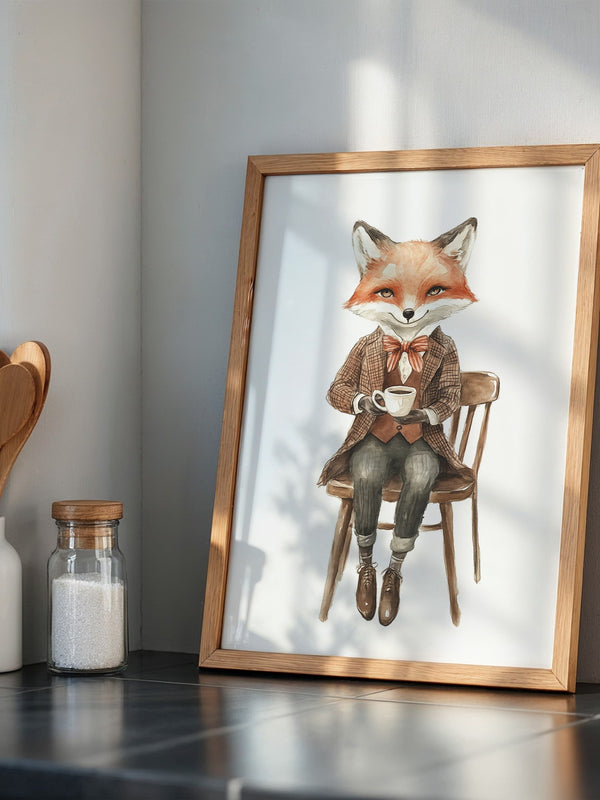Fuchs Gentleman Aquarell
