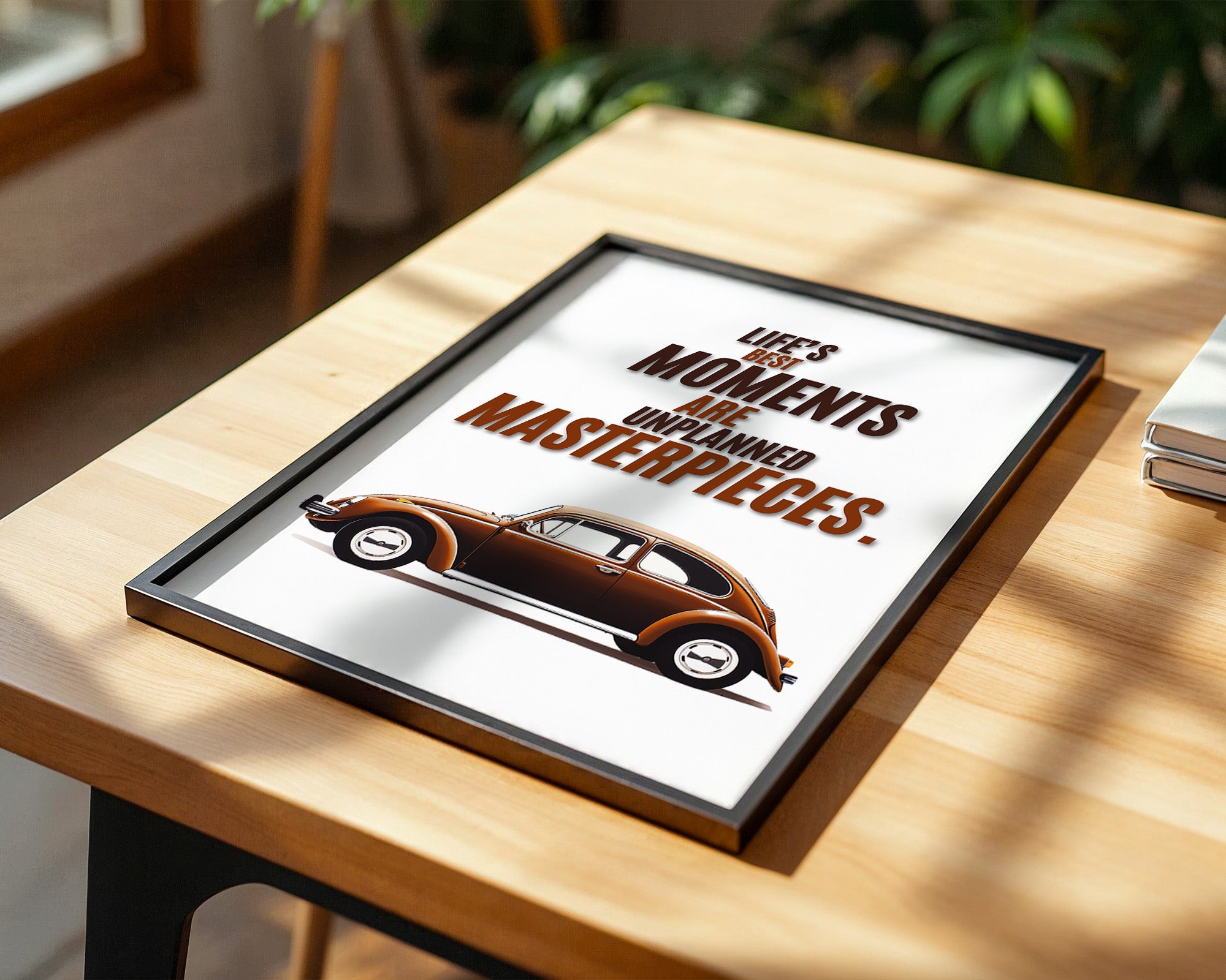 Käfer Seitenansicht Retro-Design