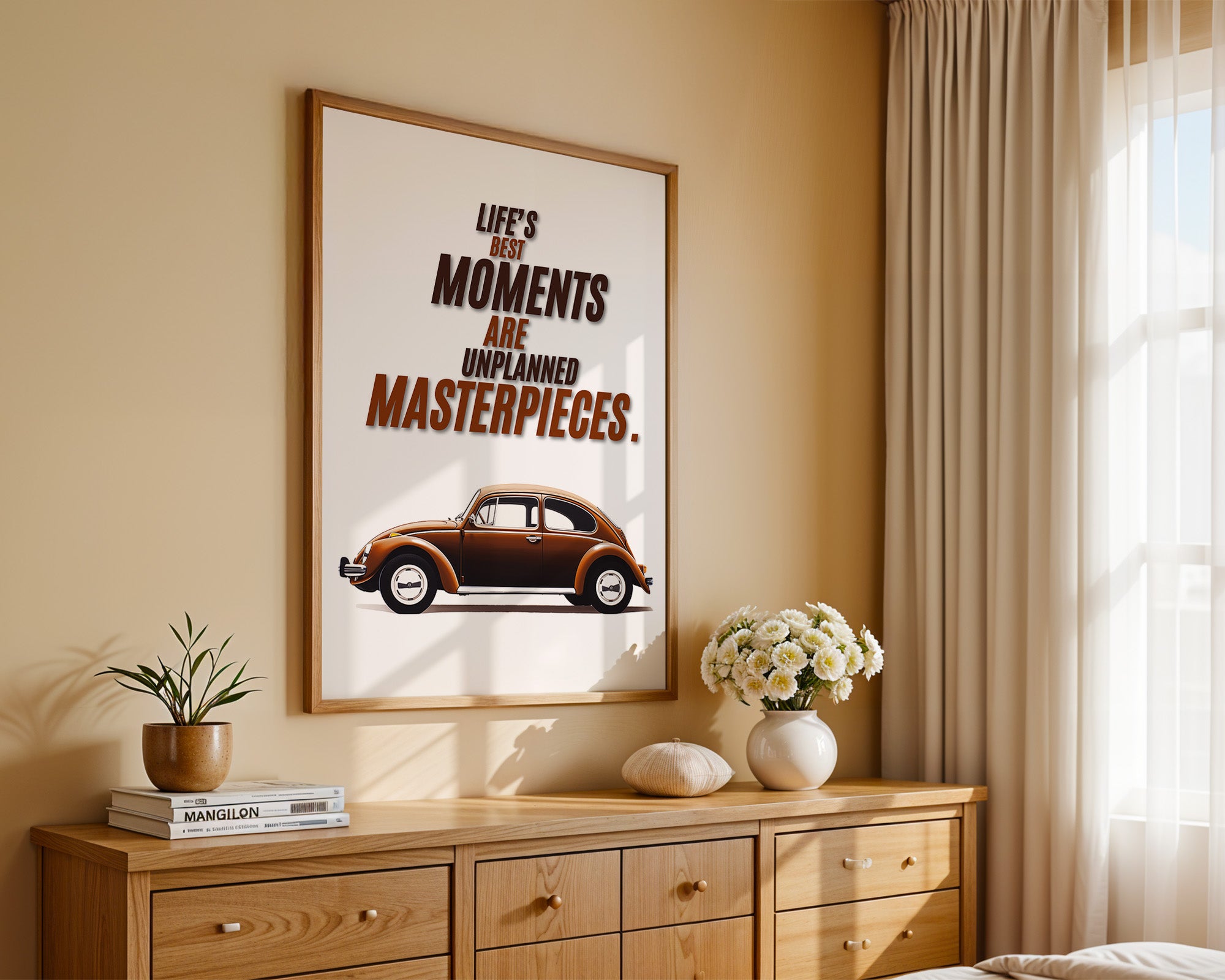 Käfer Seitenansicht Retro-Design