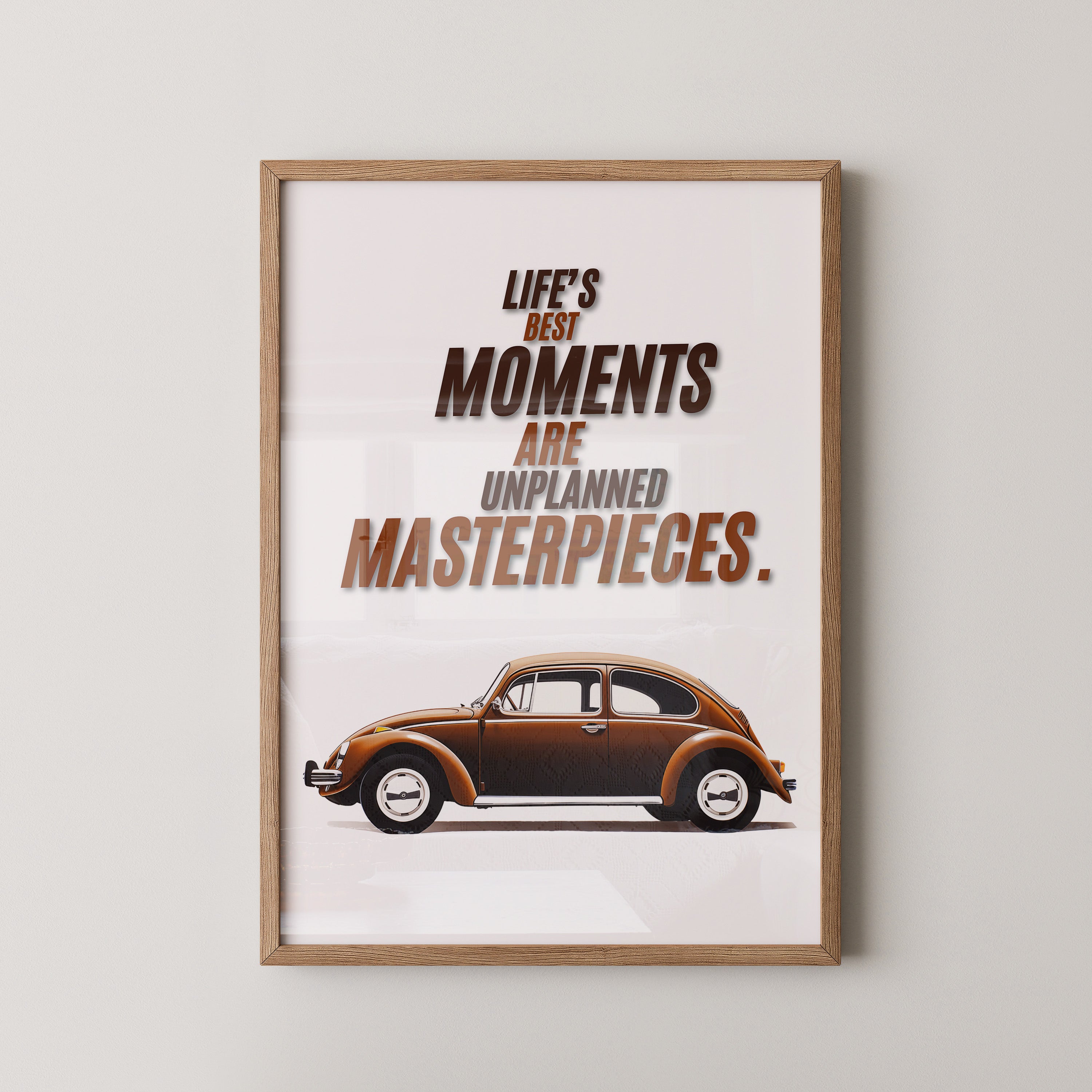 Käfer Seitenansicht Retro-Design