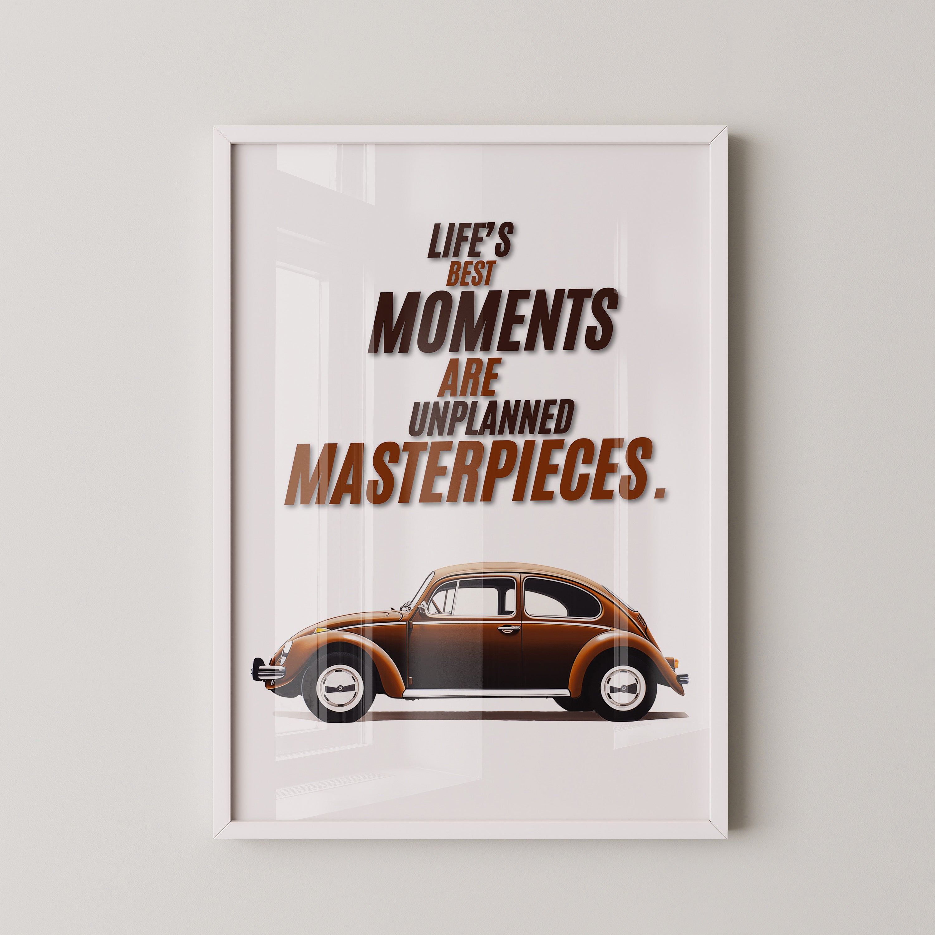 Käfer Seitenansicht Retro-Design