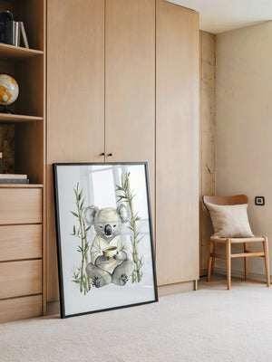Koala Teezeremonie Aquarell