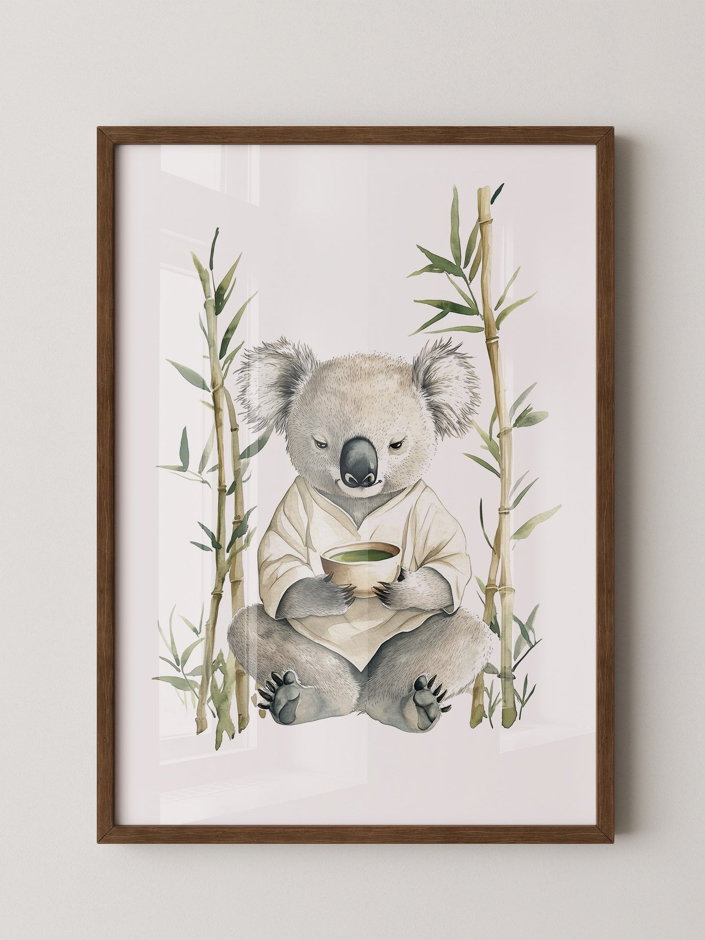 Koala Teezeremonie Aquarell