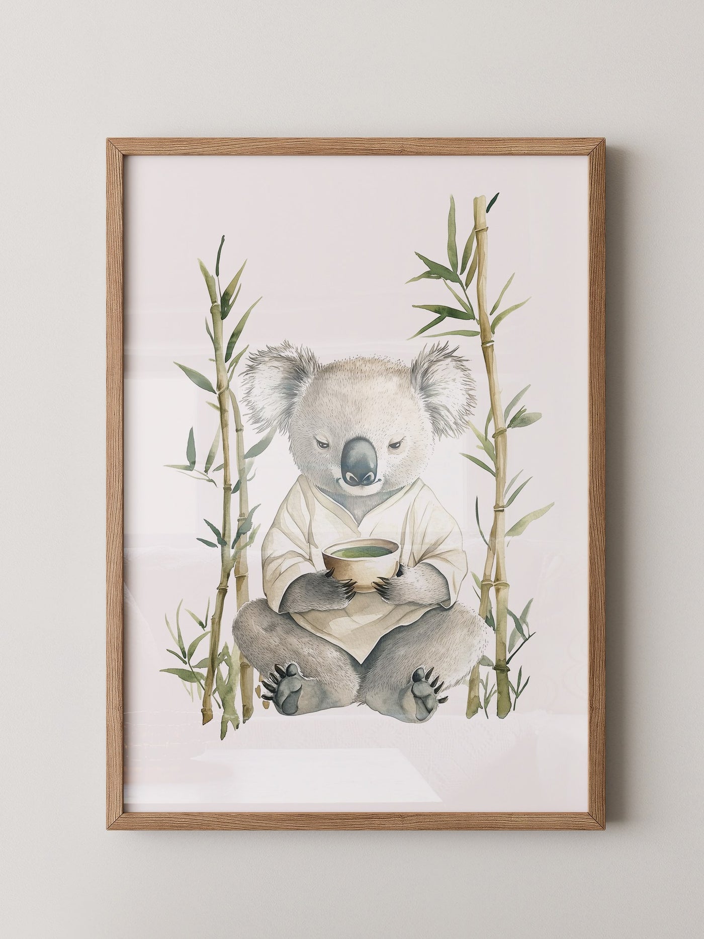 Koala Teezeremonie Aquarell