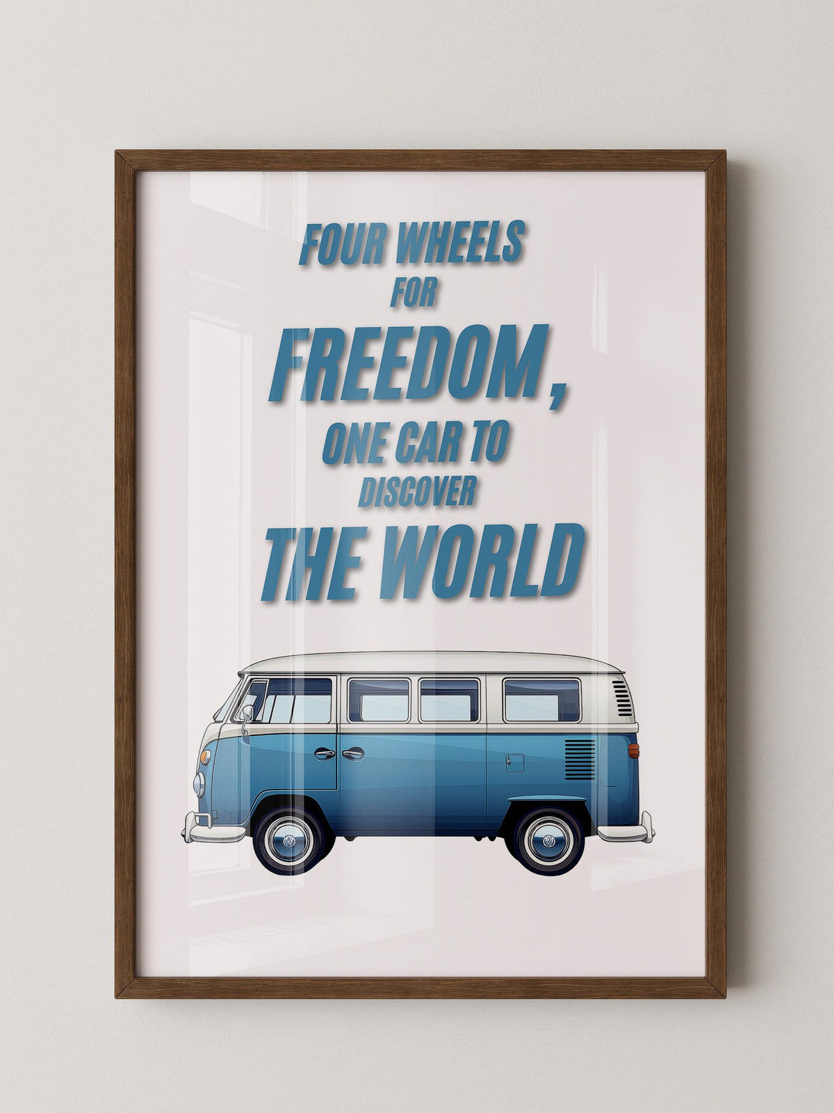 VW Bus Illustration Retro
