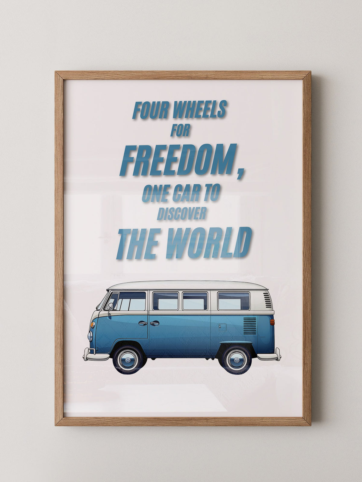 VW Bus Illustration Retro