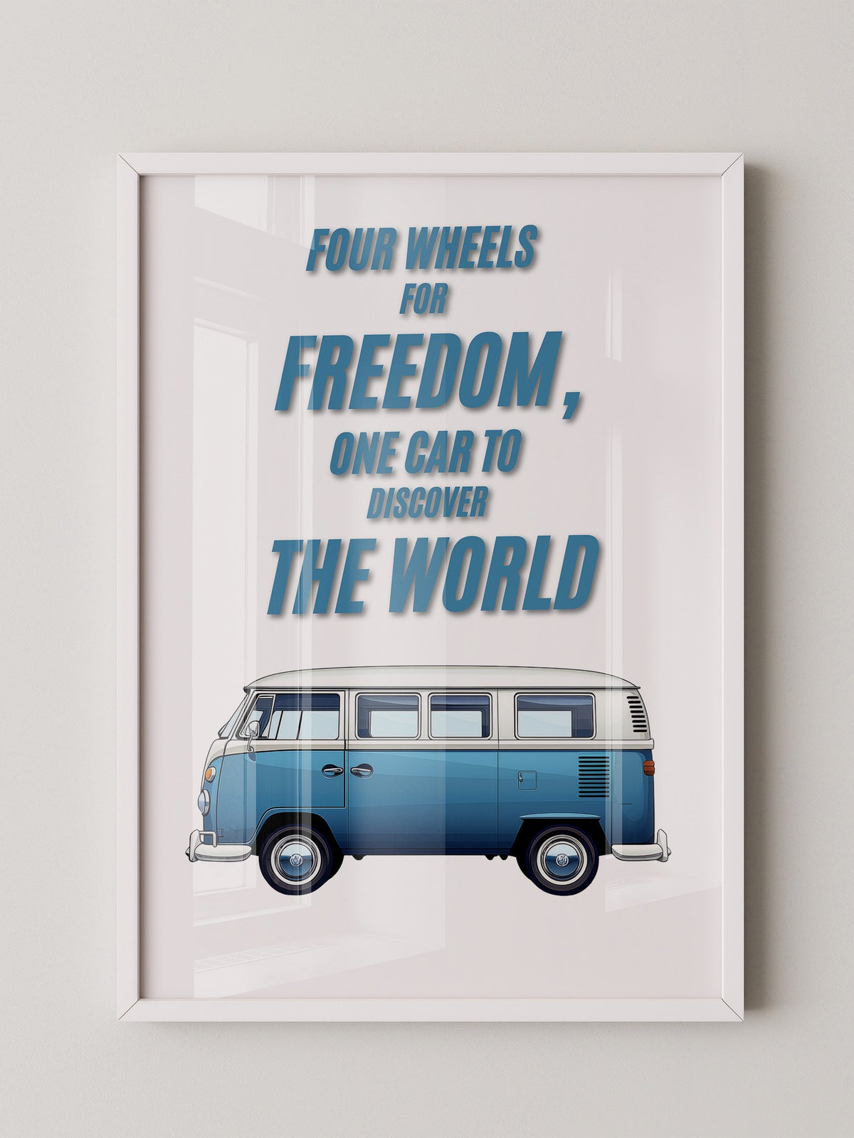 VW Bus Illustration Retro