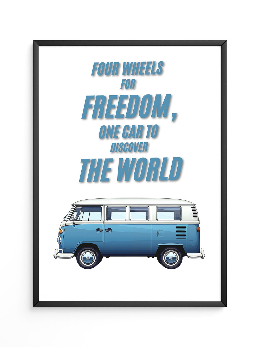 VW Bus Illustration Retro