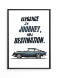 Klassisches Auto Eleganz Blau