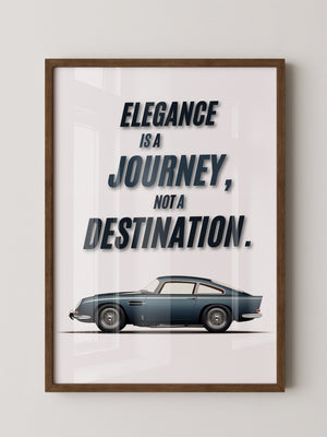 Klassisches Auto Eleganz Blau