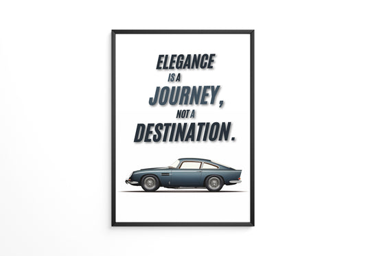 Klassisches Auto Eleganz Blau