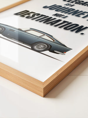 Klassisches Auto Eleganz Blau