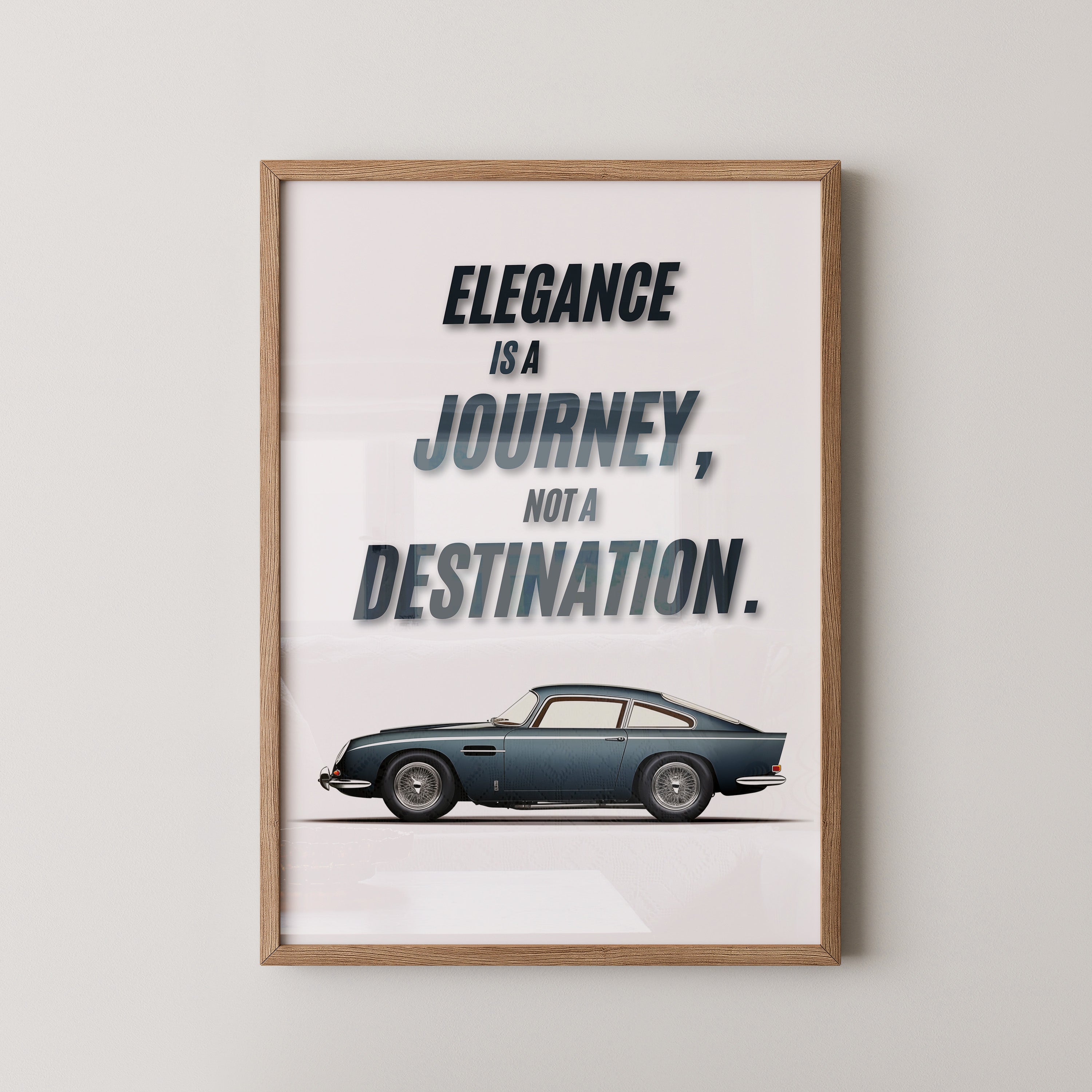 Klassisches Auto Eleganz Blau