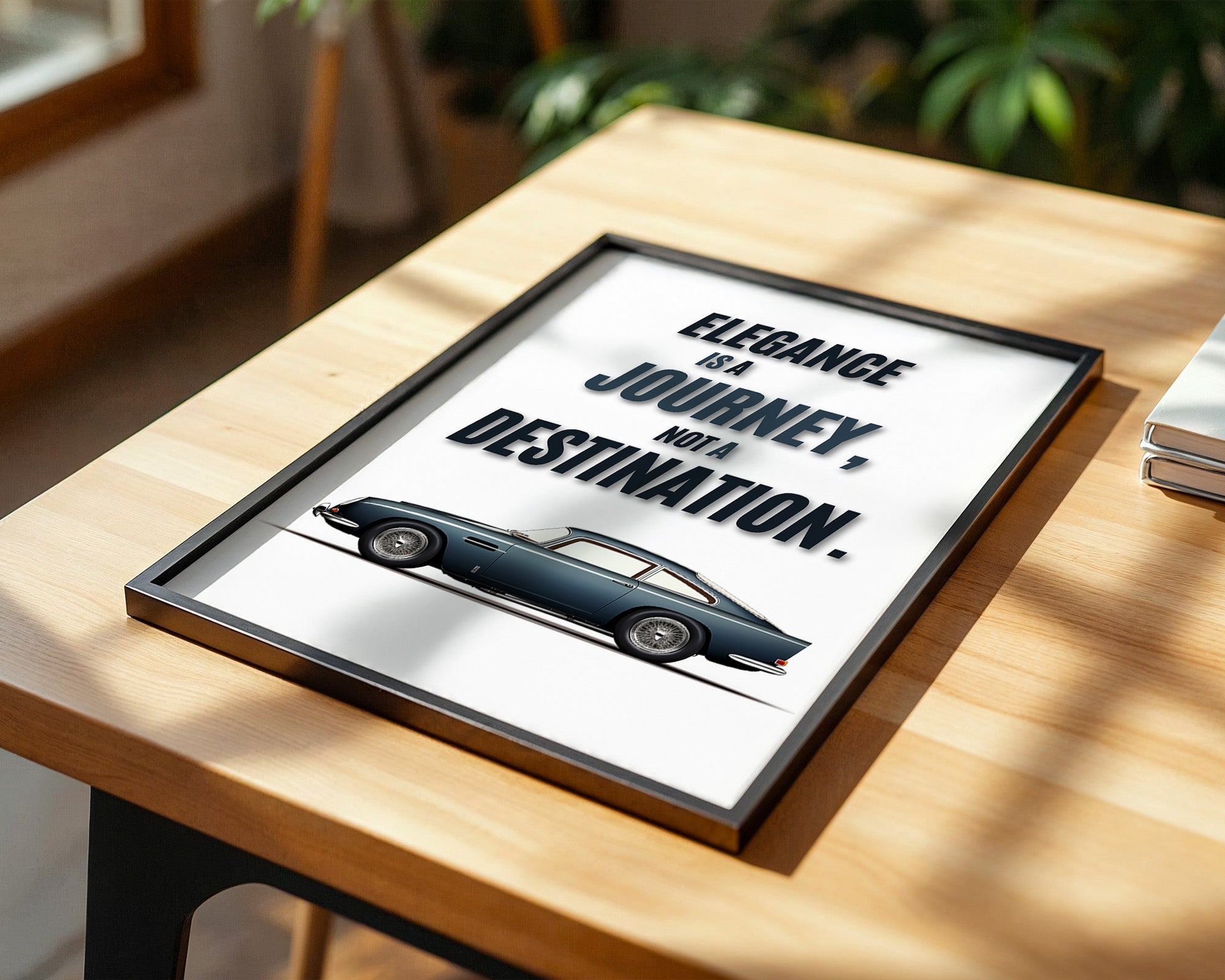 Klassisches Auto Eleganz Blau