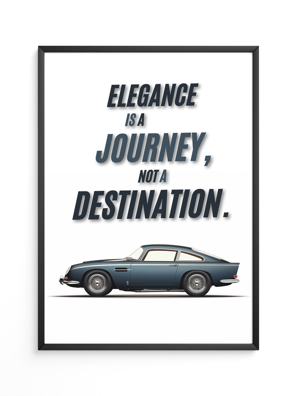 Klassisches Auto Eleganz Blau