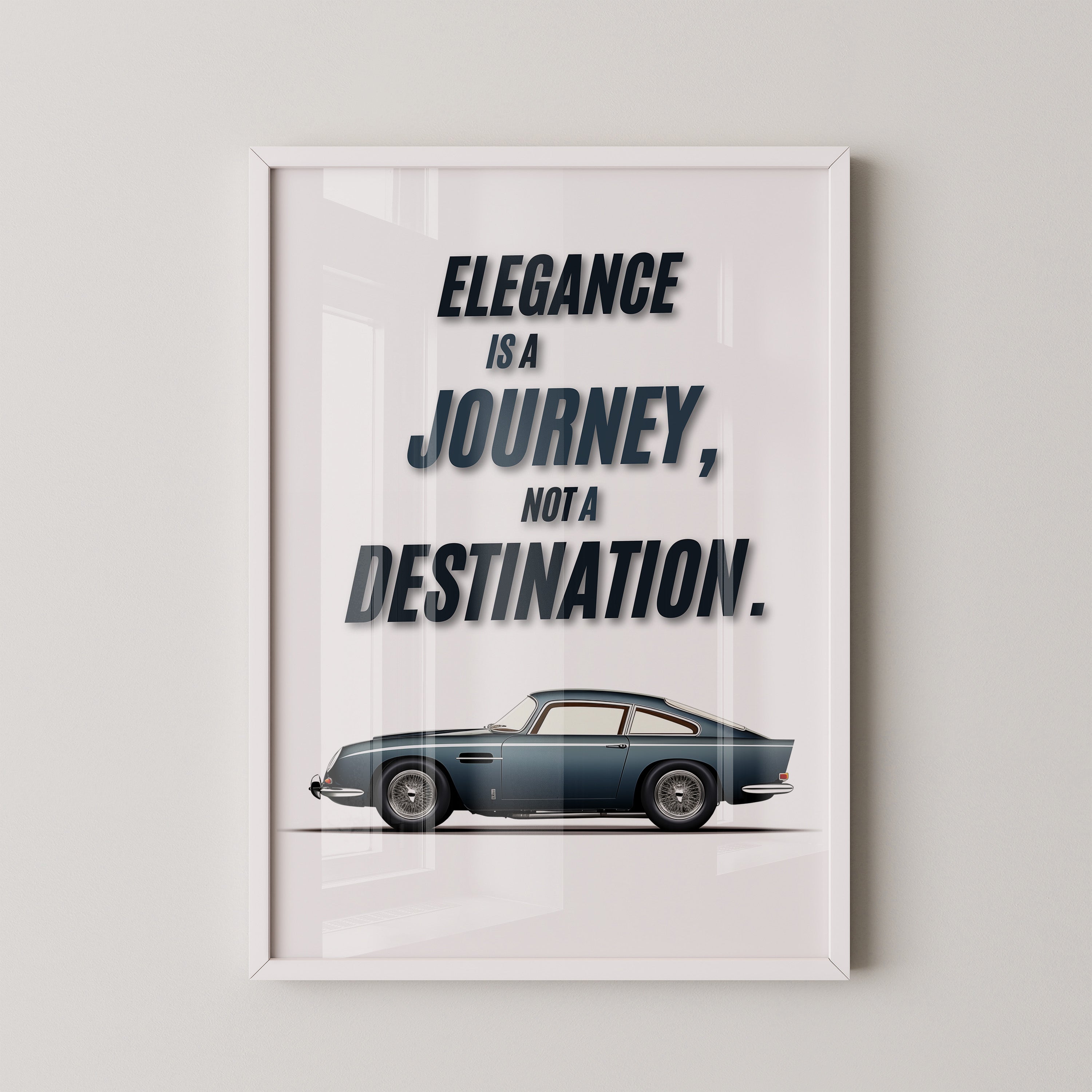 Klassisches Auto Eleganz Blau