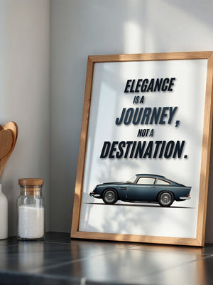 Klassisches Auto Eleganz Blau