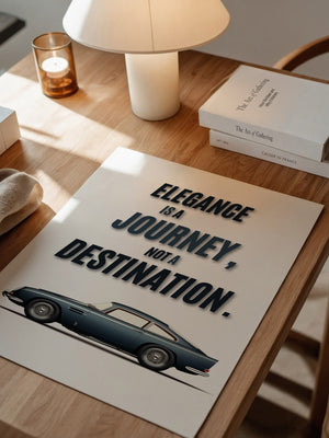 Klassisches Auto Eleganz Blau