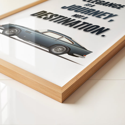 Klassisches Auto Eleganz Blau