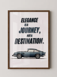 Klassisches Auto Eleganz Blau