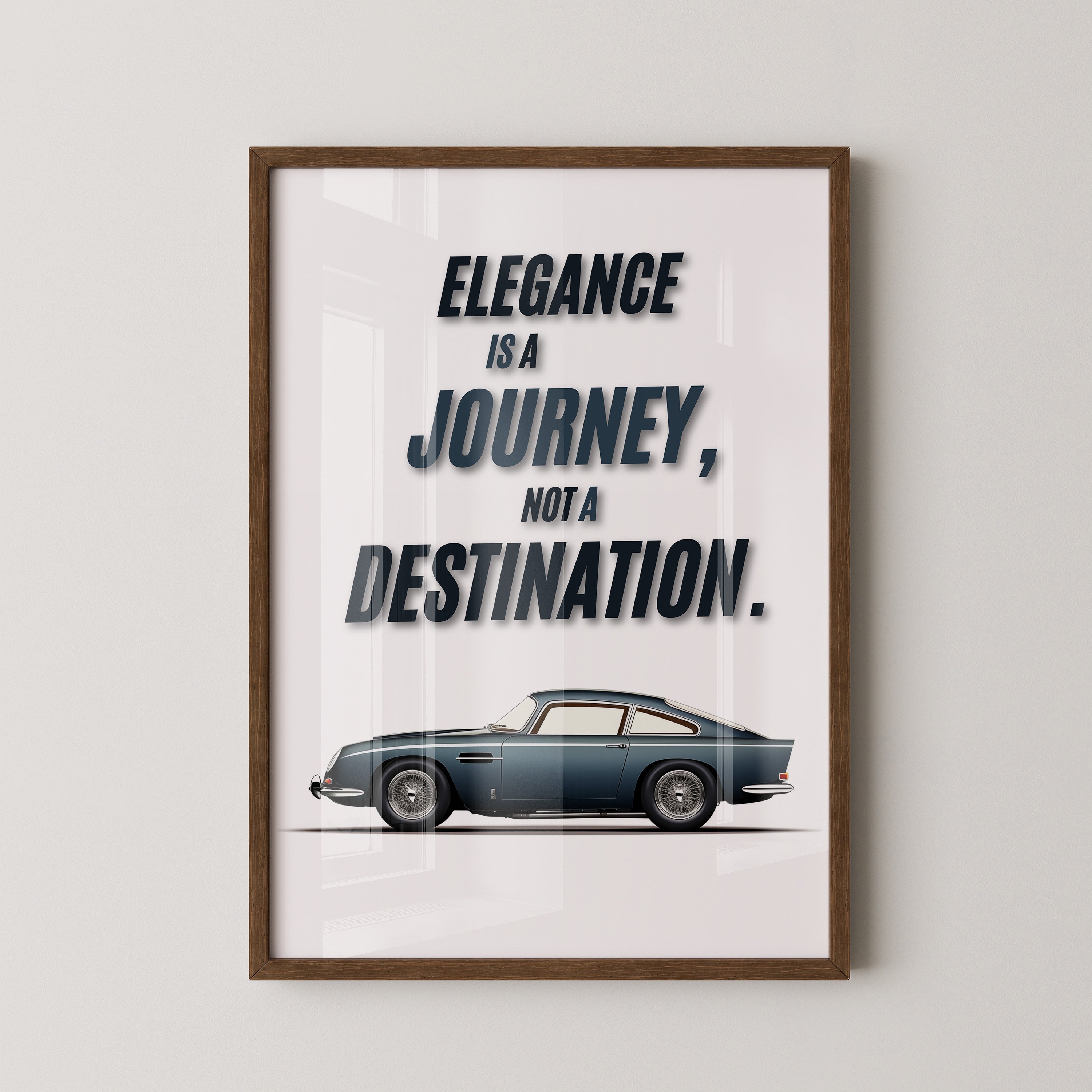 Klassisches Auto Eleganz Blau