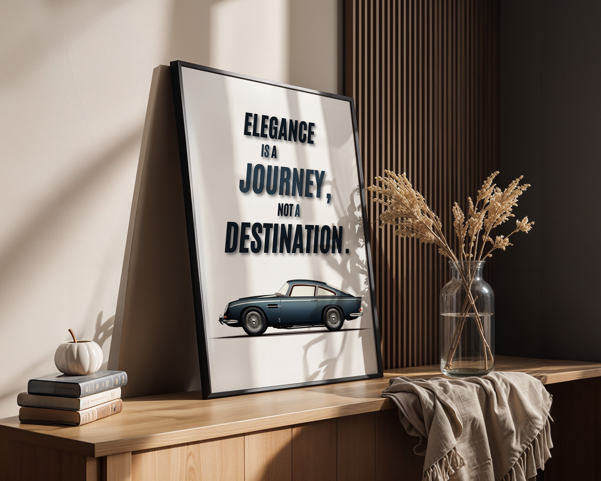 Klassisches Auto Eleganz Blau