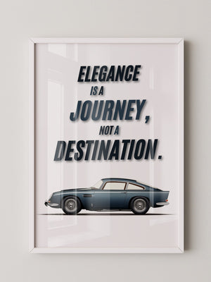 Klassisches Auto Eleganz Blau