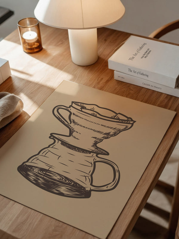 Kaffeefilter minimalistisch