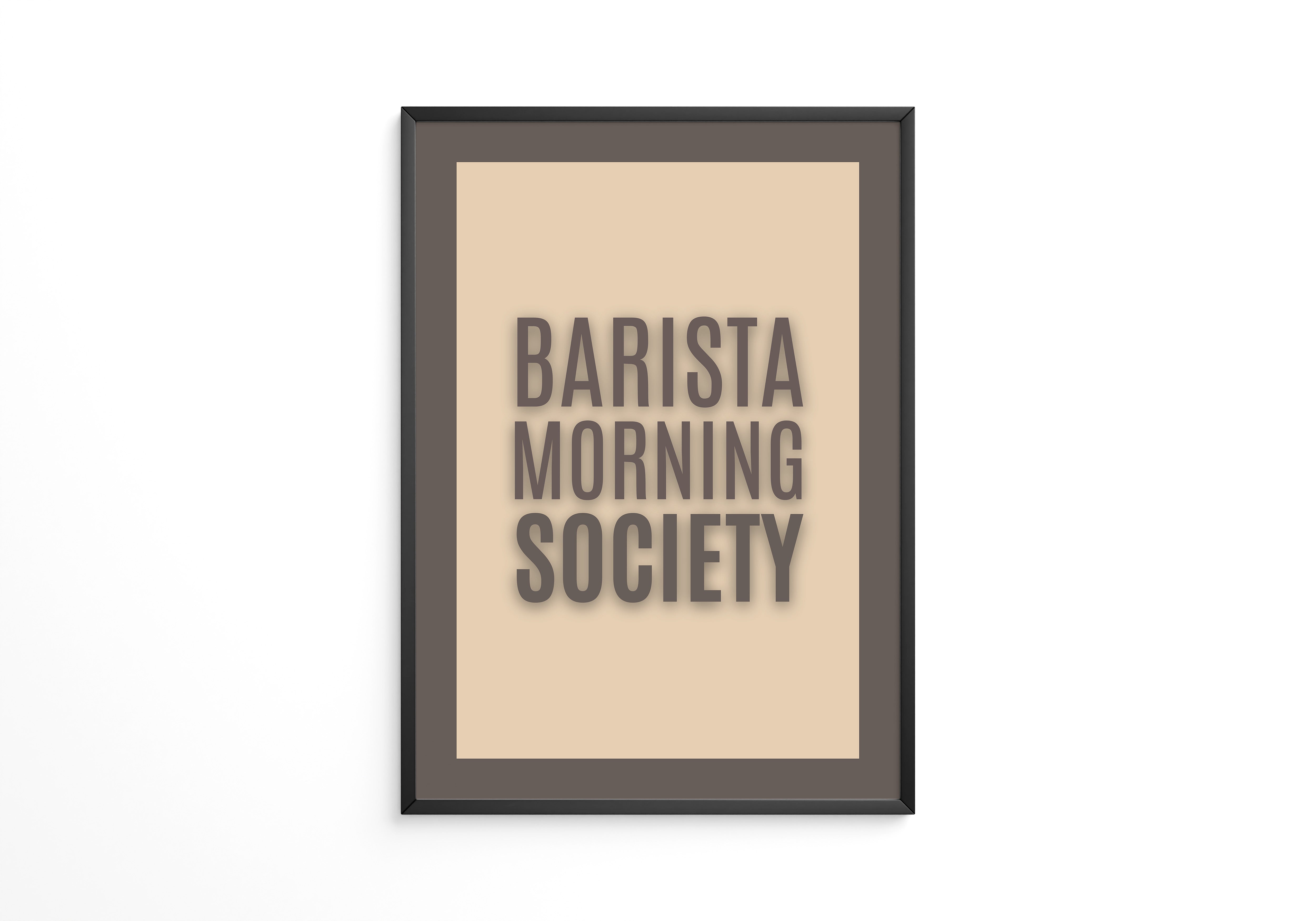 Kaffeetext Retro Look