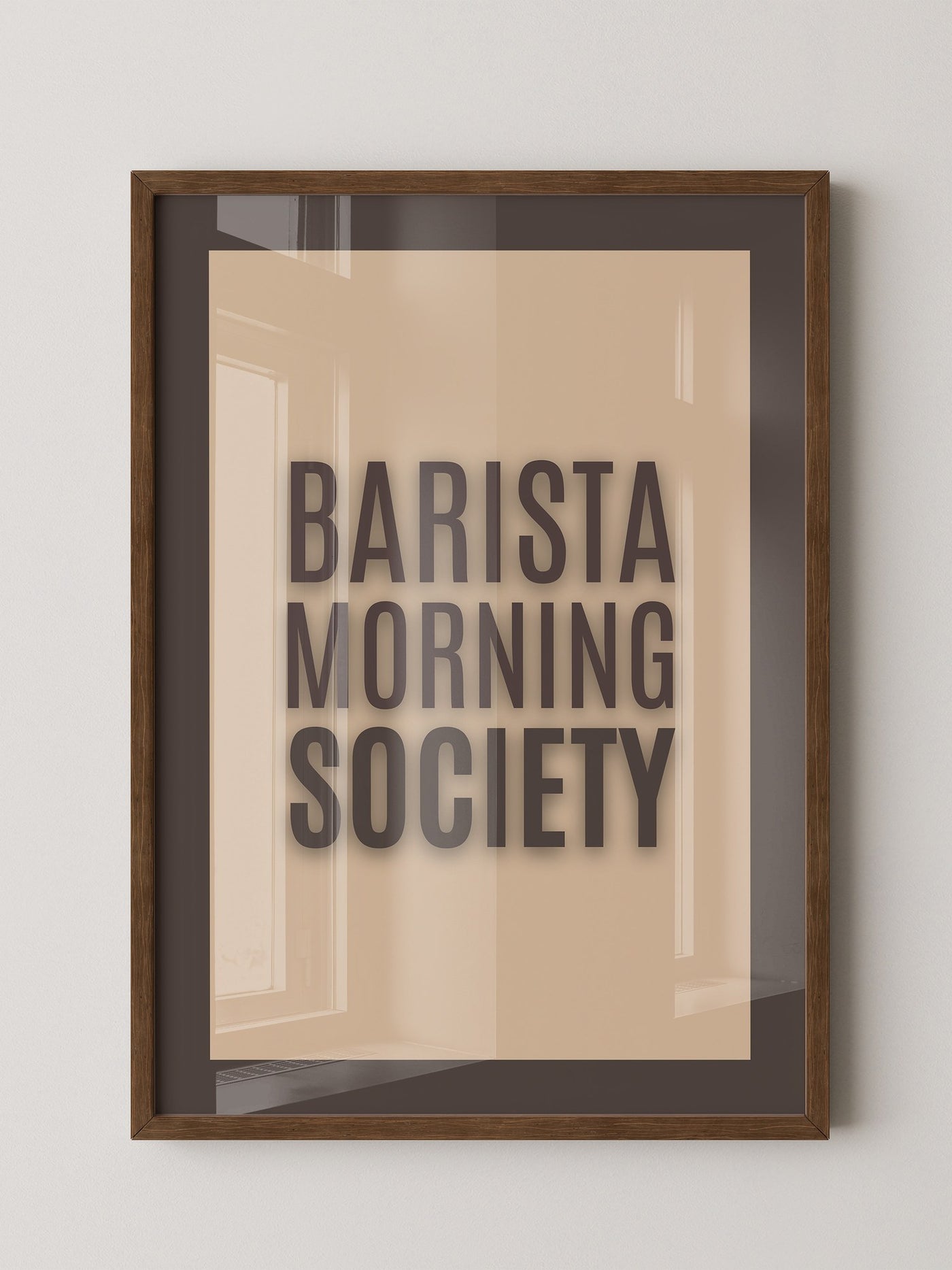 Kaffeetext Retro Look
