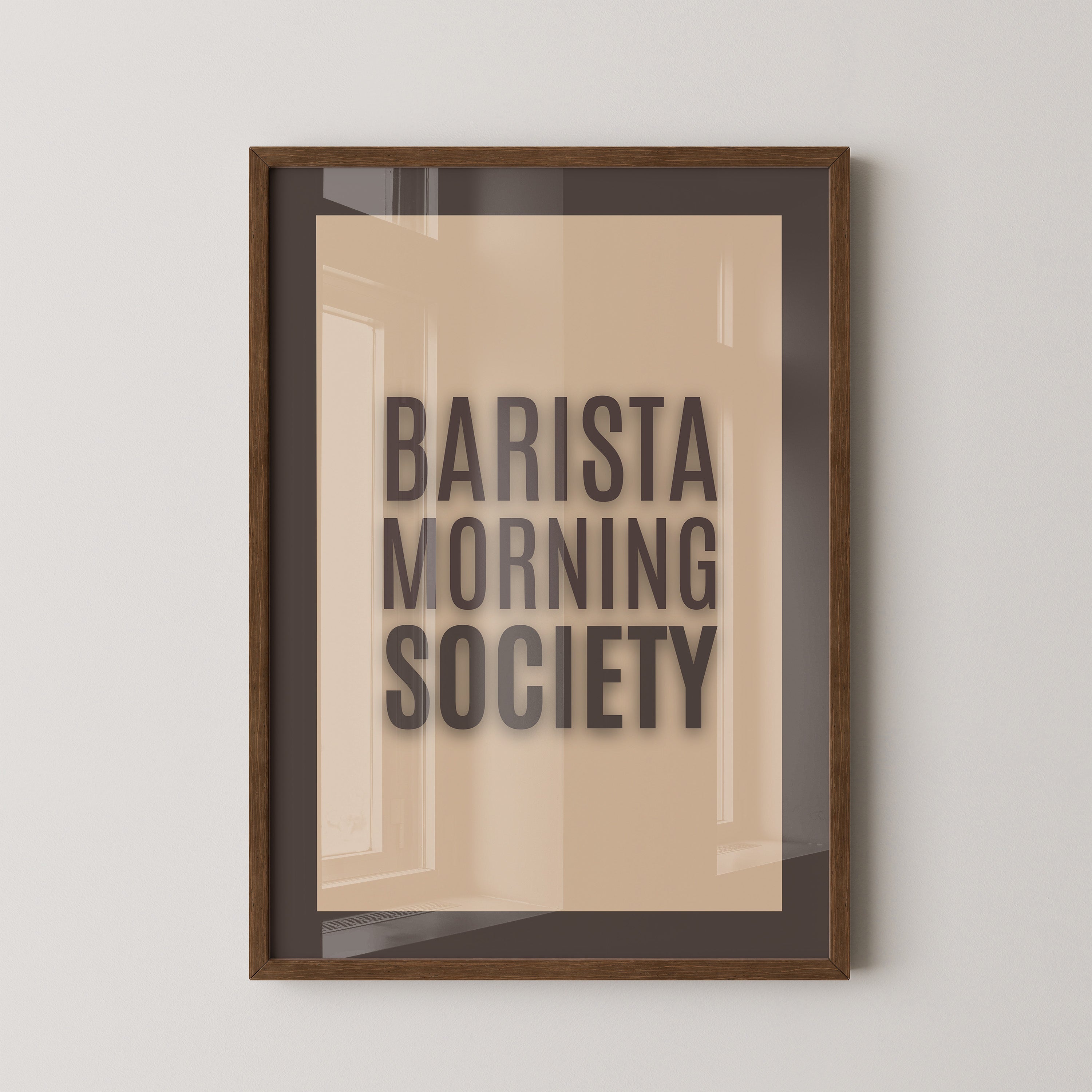 Kaffeetext Retro Look