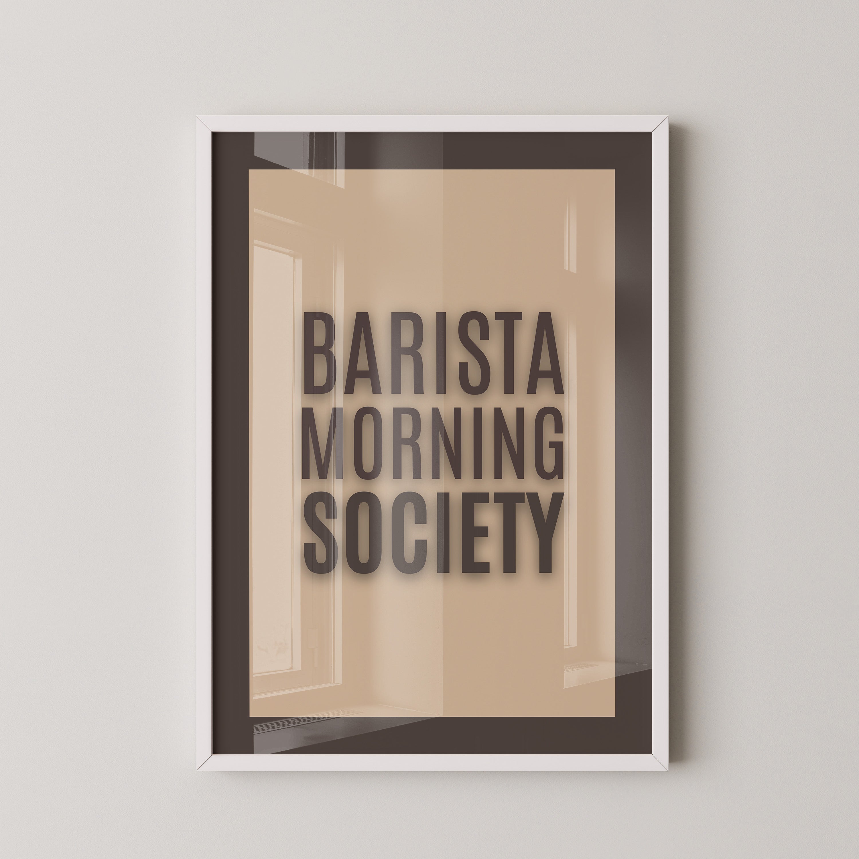 Kaffeetext Retro Look