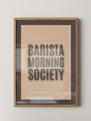 Kaffeetext Retro Look