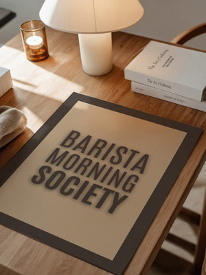 Kaffeetext Retro Look