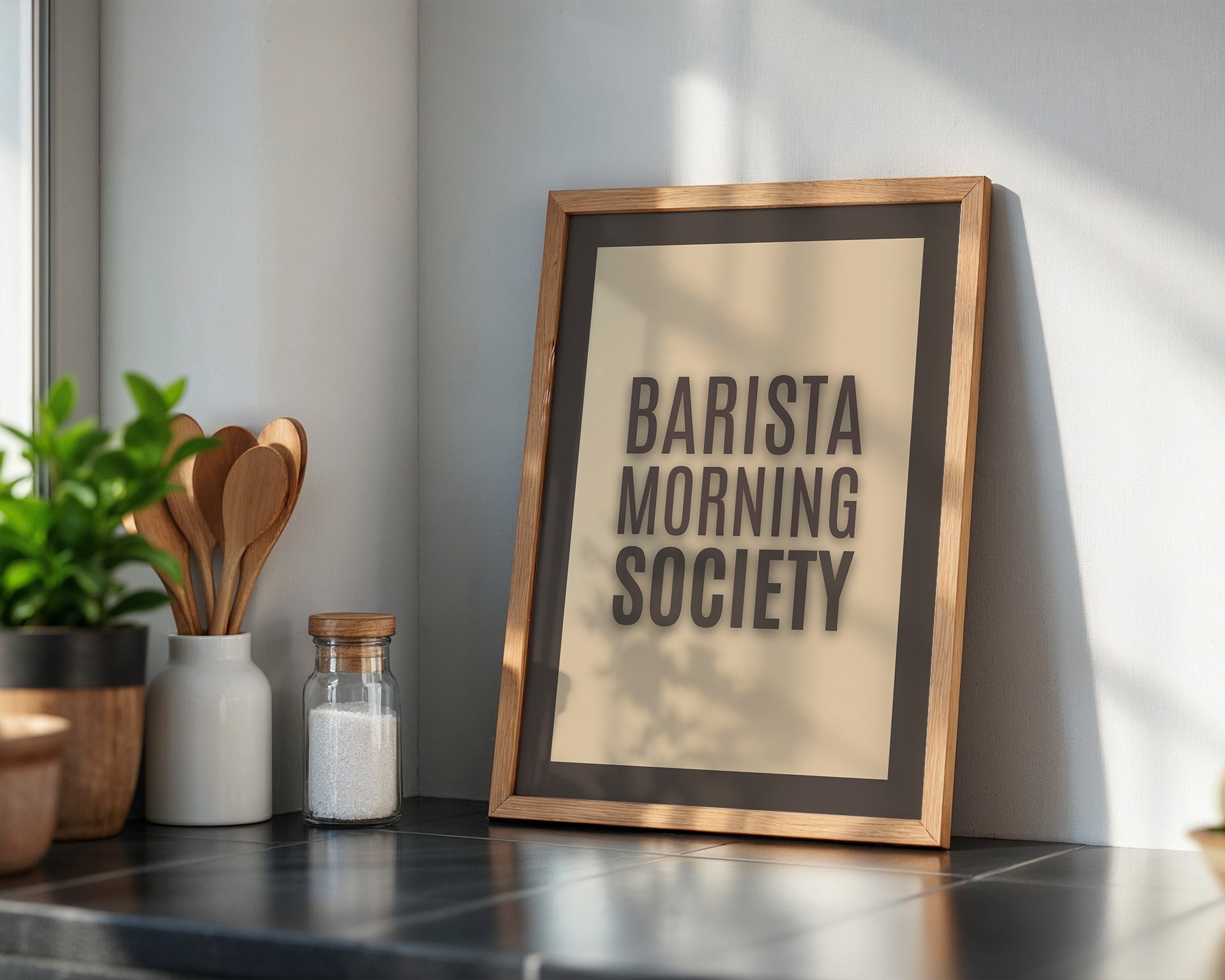 Kaffeetext Retro Look