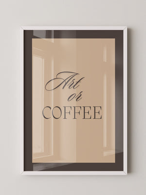 Art Coffee Stilvoll Braun