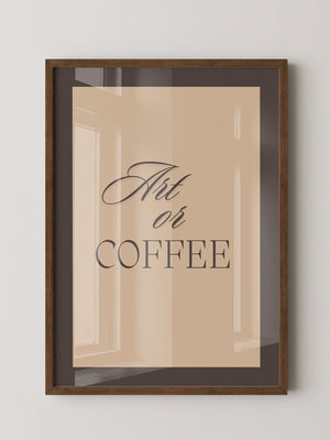 Art Coffee Stilvoll Braun