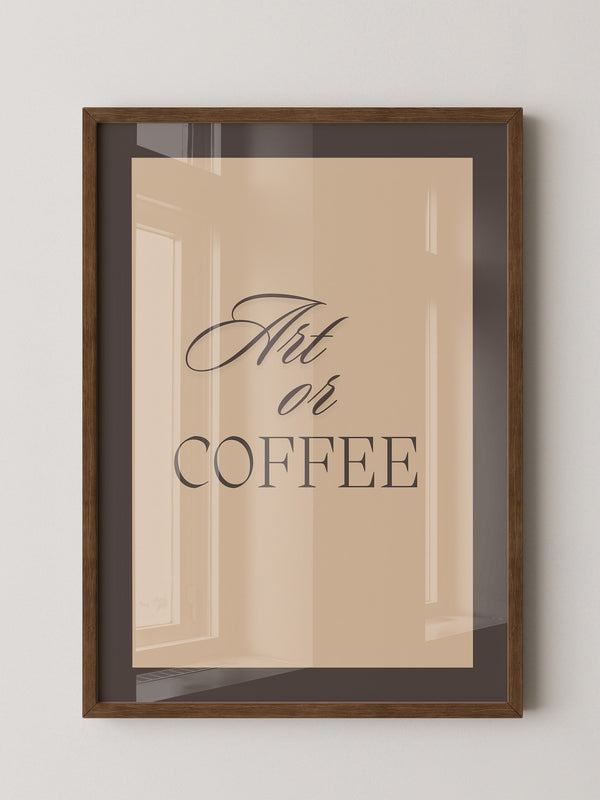 Art Coffee Stilvoll Braun