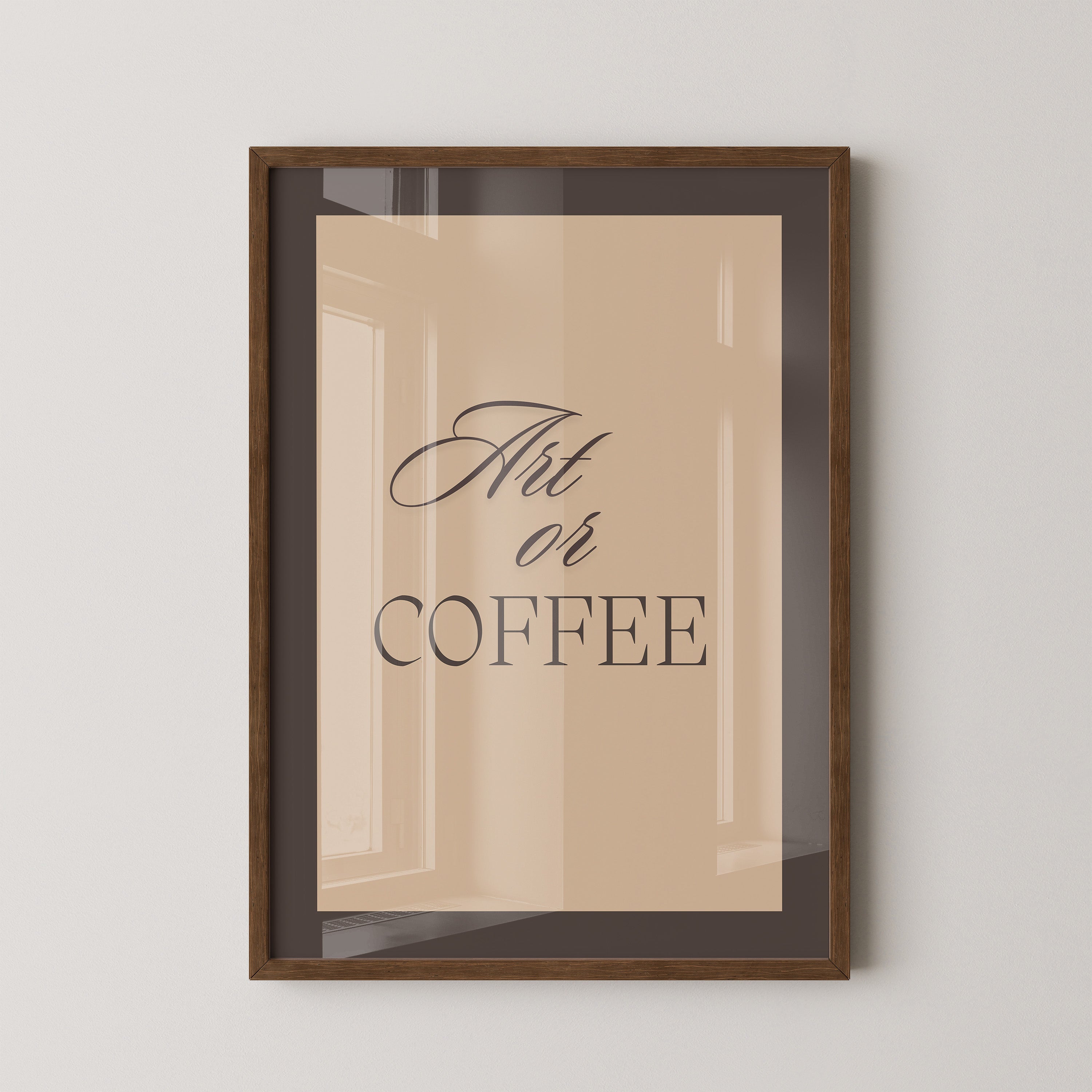 Art Coffee Stilvoll Braun