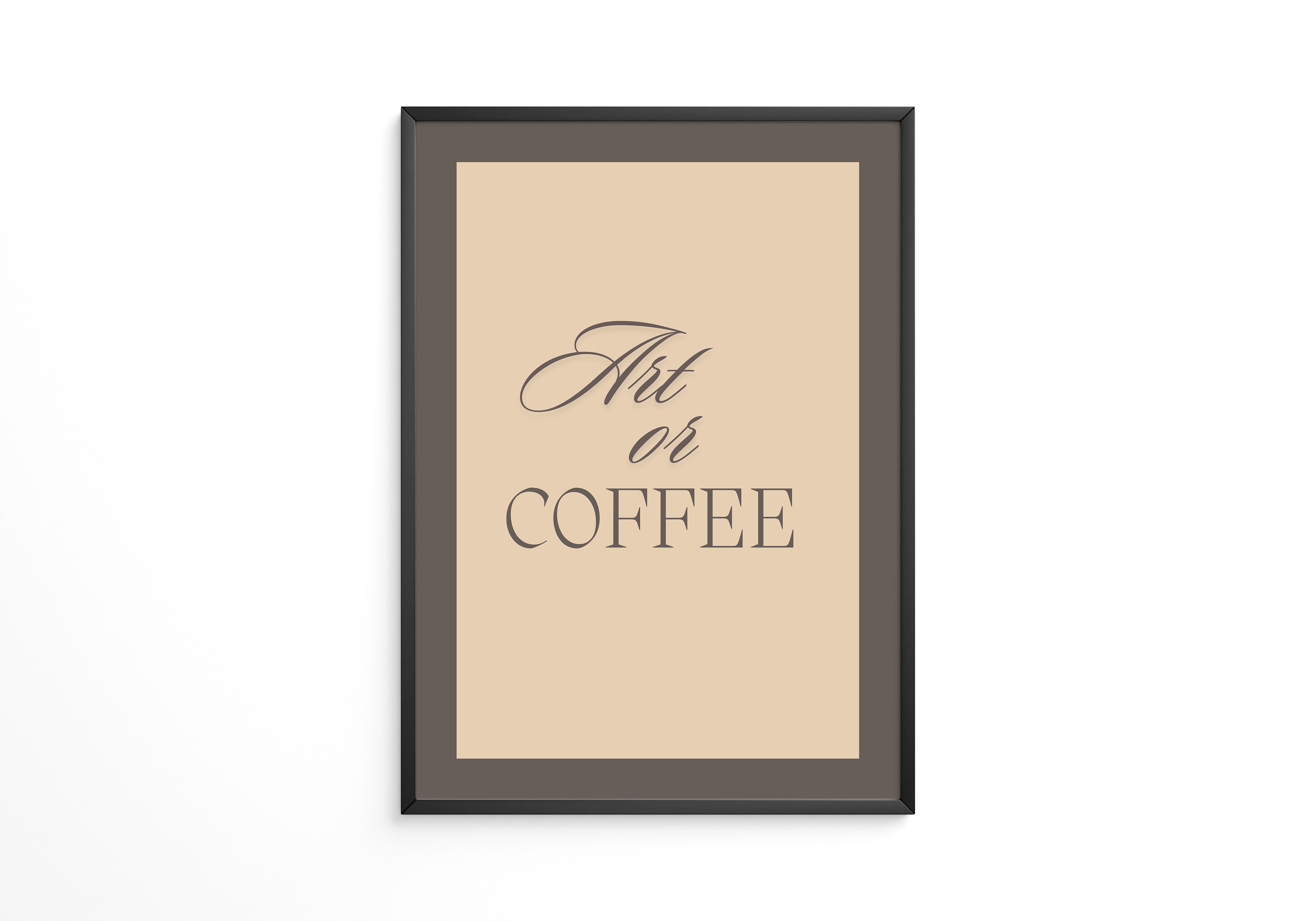 Art Coffee Stilvoll Braun