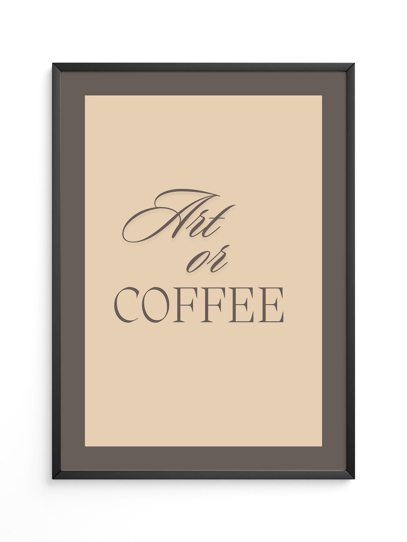 Art Coffee Stilvoll Braun