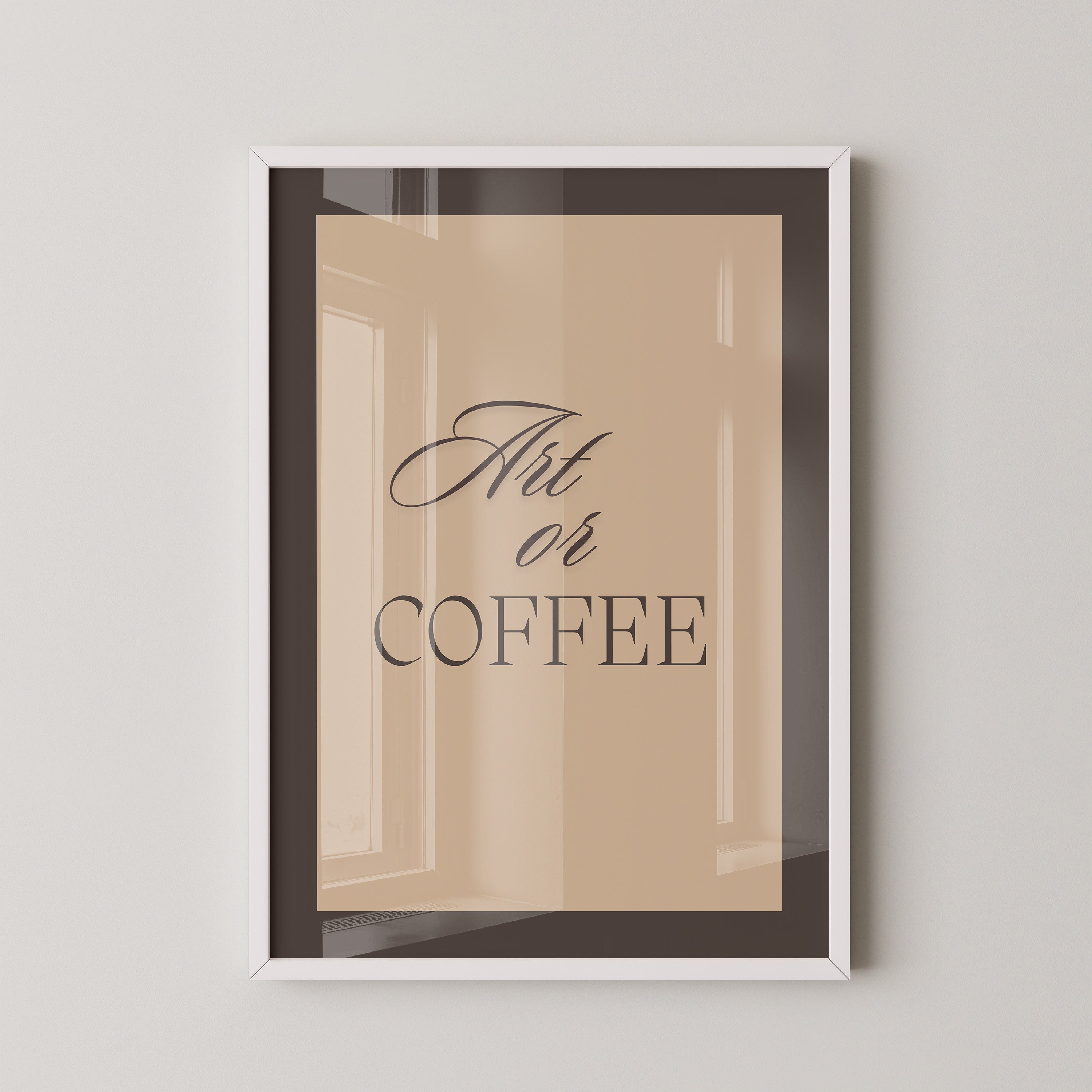 Art Coffee Stilvoll Braun