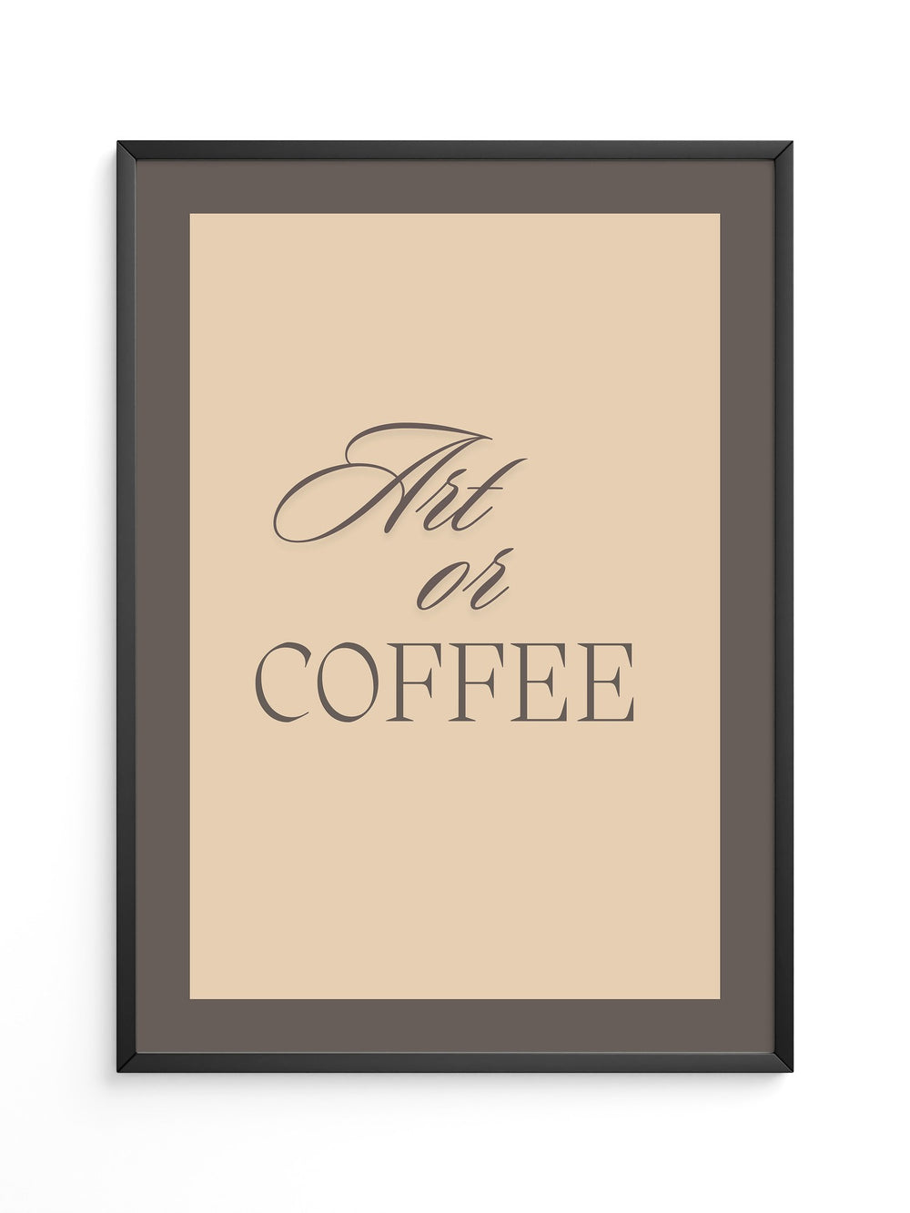 Art Coffee Stilvoll Braun