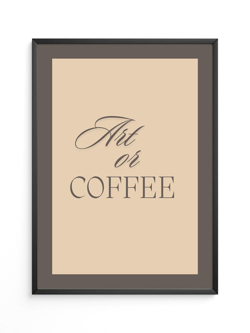 Art Coffee Stilvoll Braun