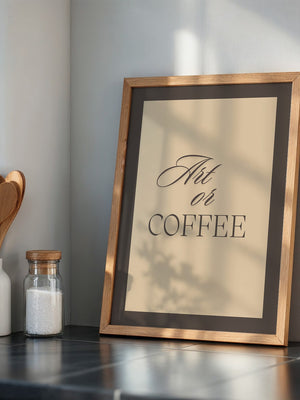 Art Coffee Stilvoll Braun