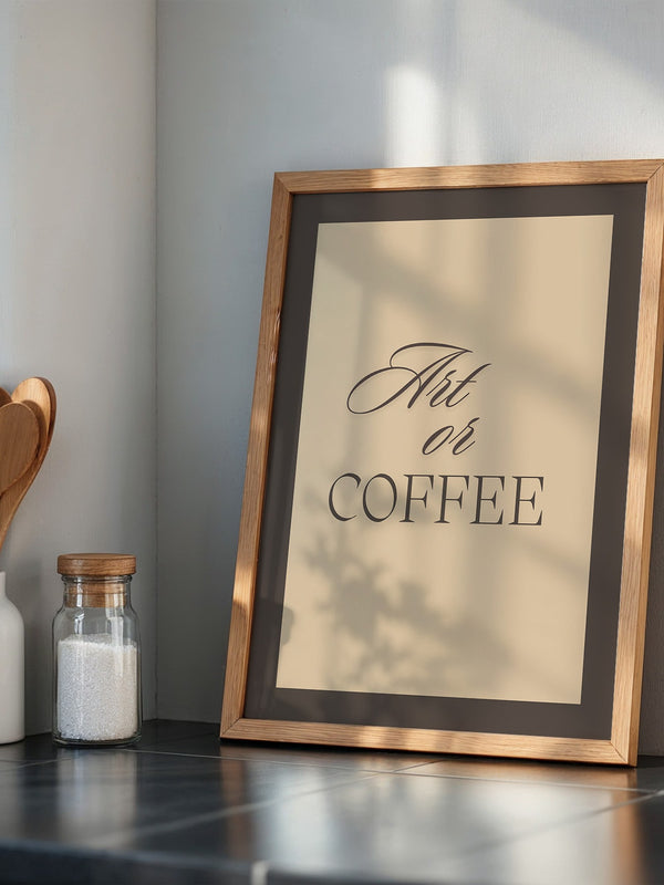 Art Coffee Stilvoll Braun